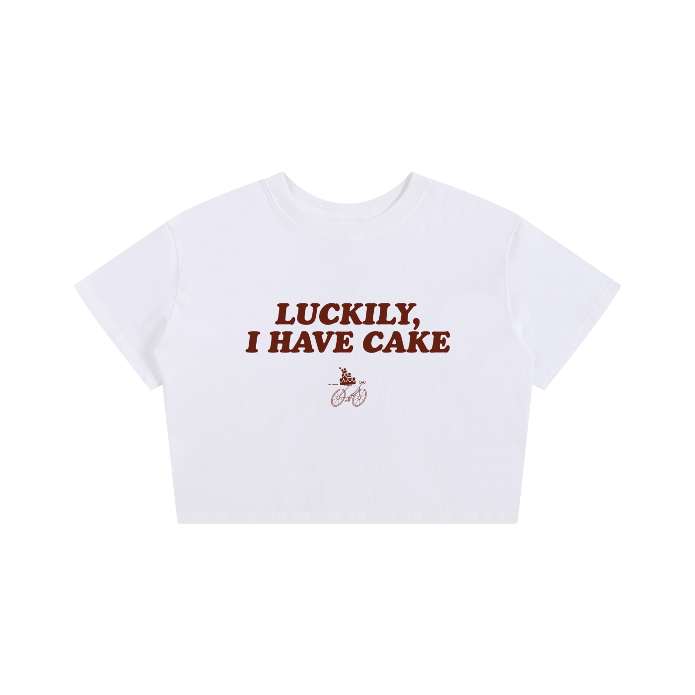 'Luckily, I Have Cake' Baby Tee
